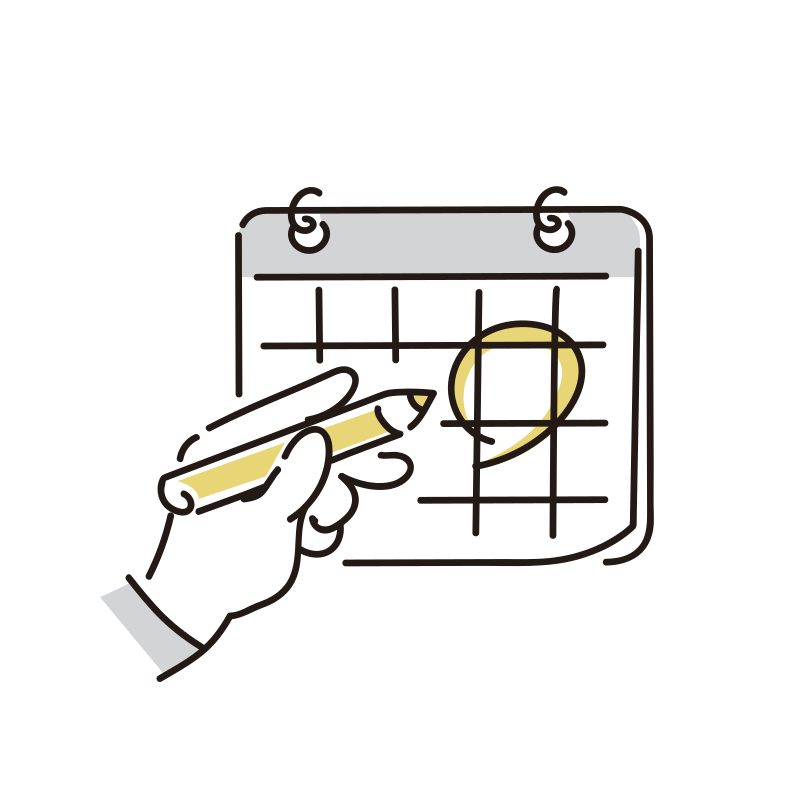 友の会の行事予定をご確認いただけます の画像